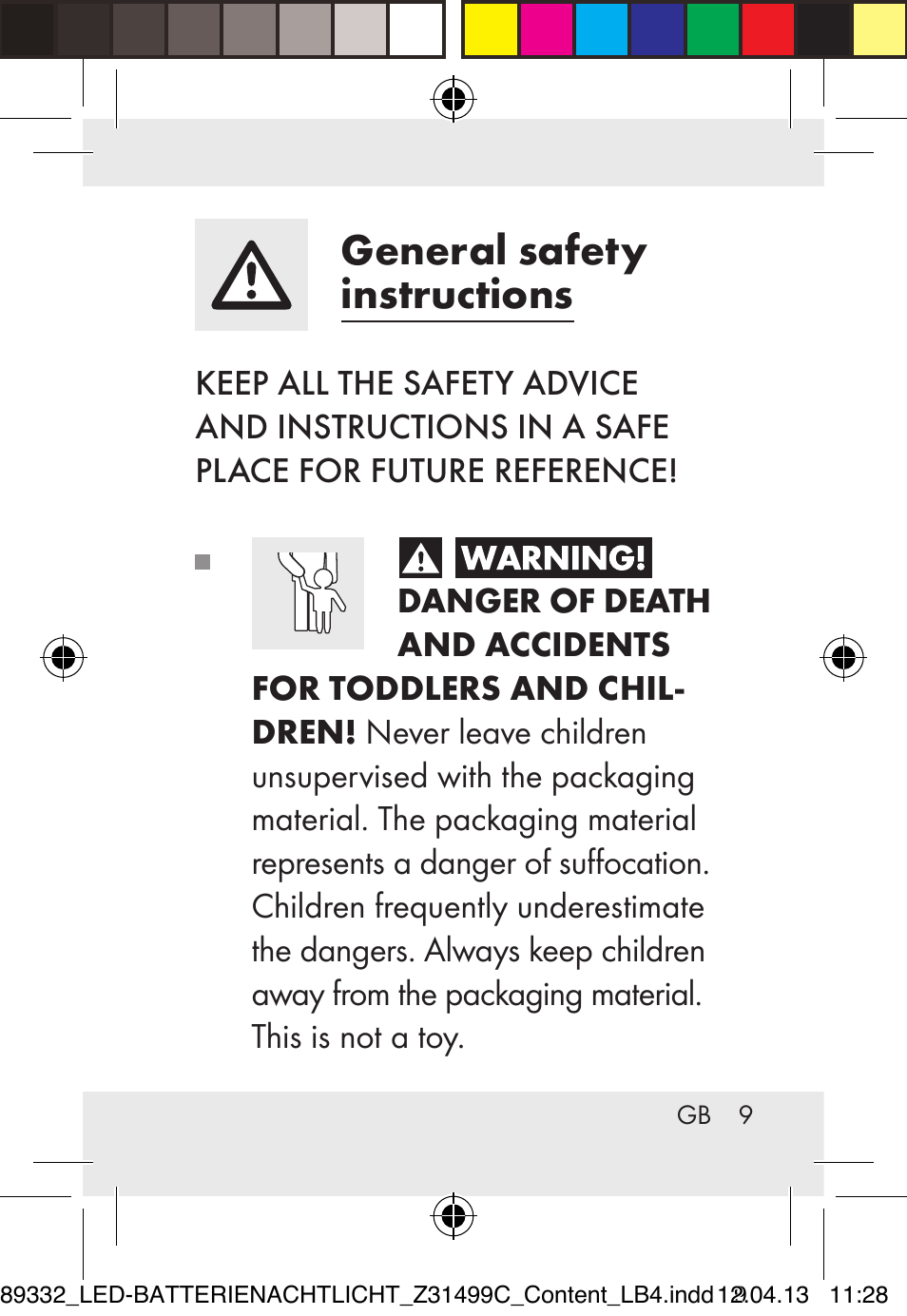 General safety instructions | Livarno Z31499C User Manual | Page 9 / 111