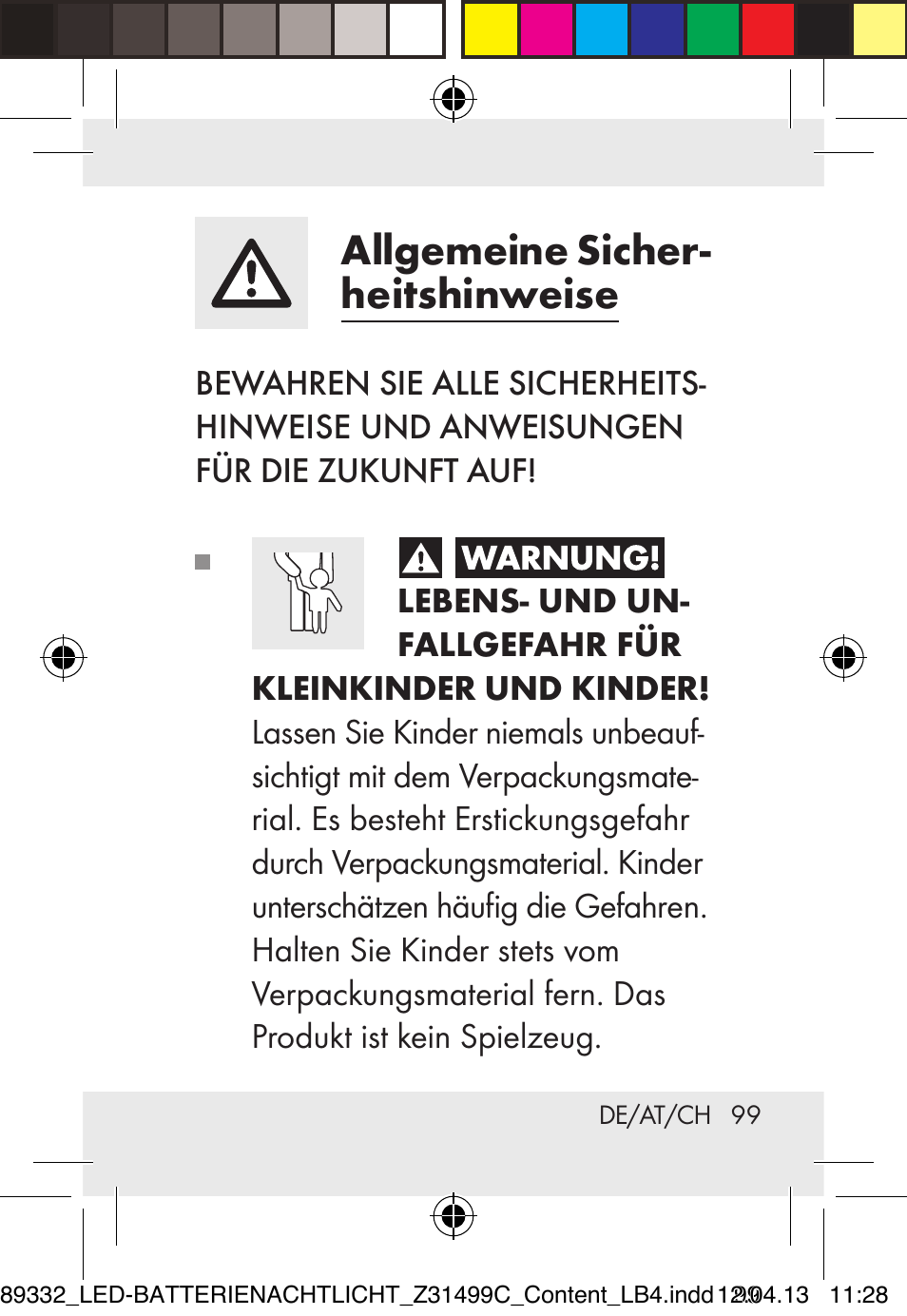 Allgemeine sicher- heitshinweise | Livarno Z31499C User Manual | Page 99 / 111