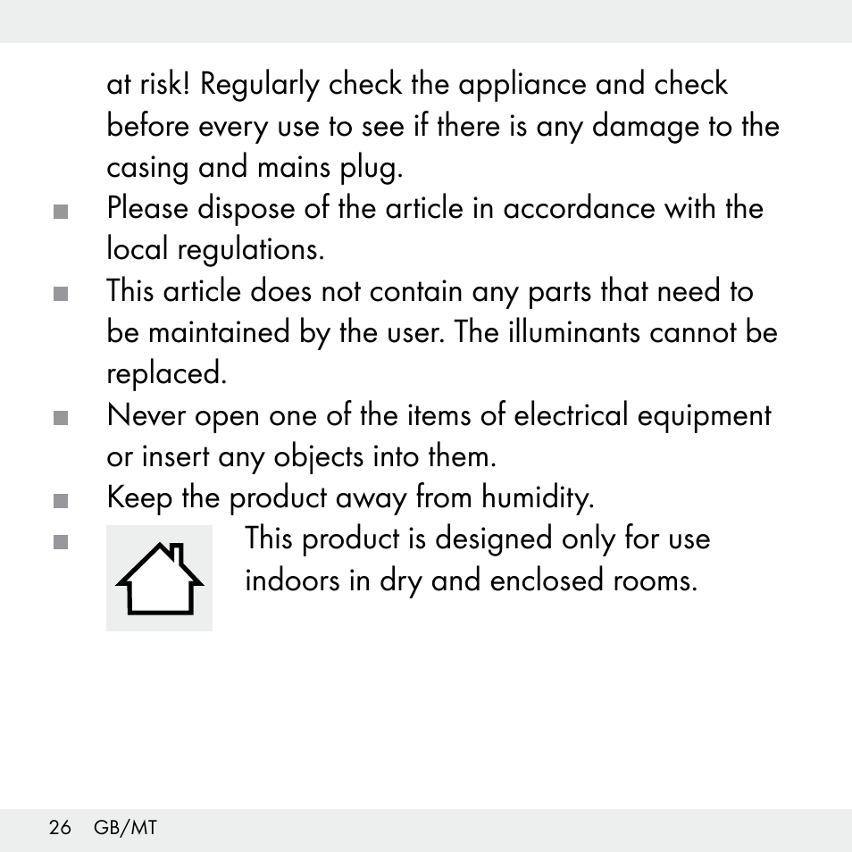 Livarno Z31503-BS User Manual | Page 26 / 40