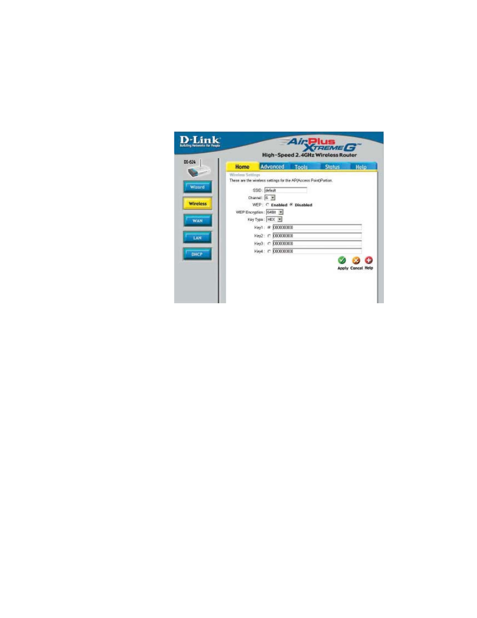 Using the configuration menu (continued) | D-Link VDI-624 User Manual | Page 13 / 91