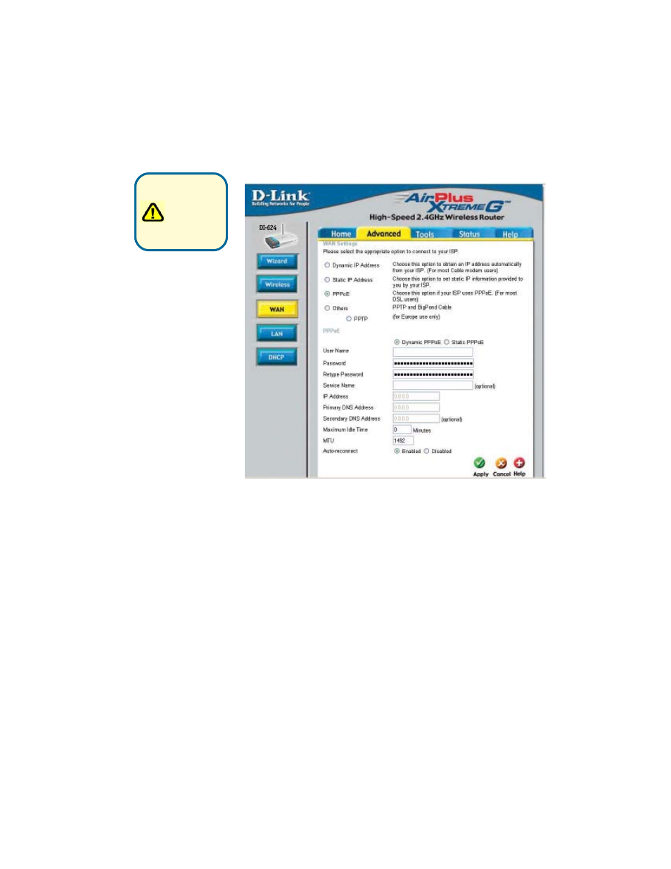 Using the configuration menu (continued) | D-Link VDI-624 User Manual | Page 16 / 91