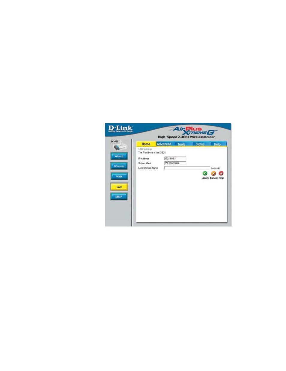 Using the configuration menu (continued) | D-Link VDI-624 User Manual | Page 17 / 91