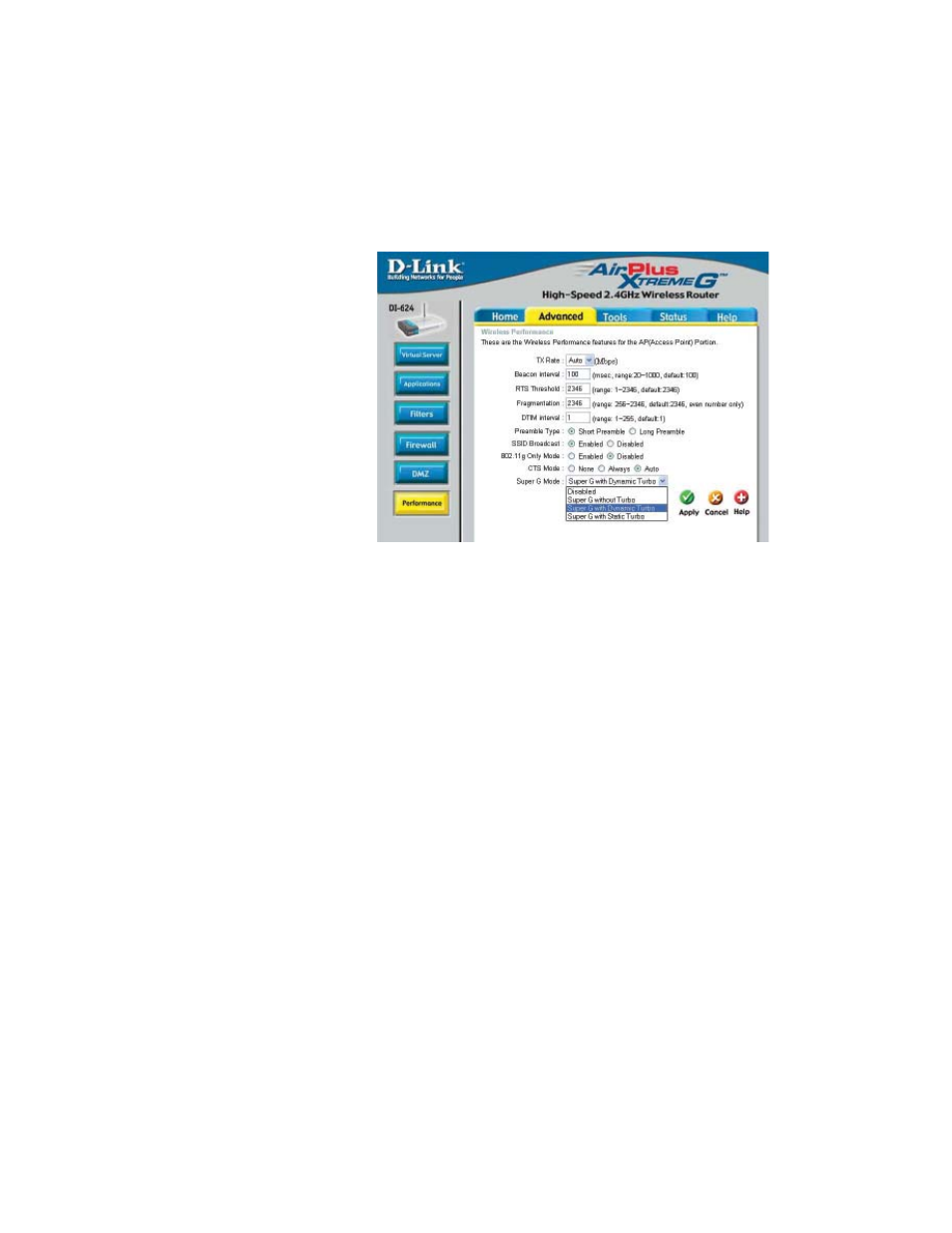 Using the configuration menu (continued) | D-Link VDI-624 User Manual | Page 29 / 91