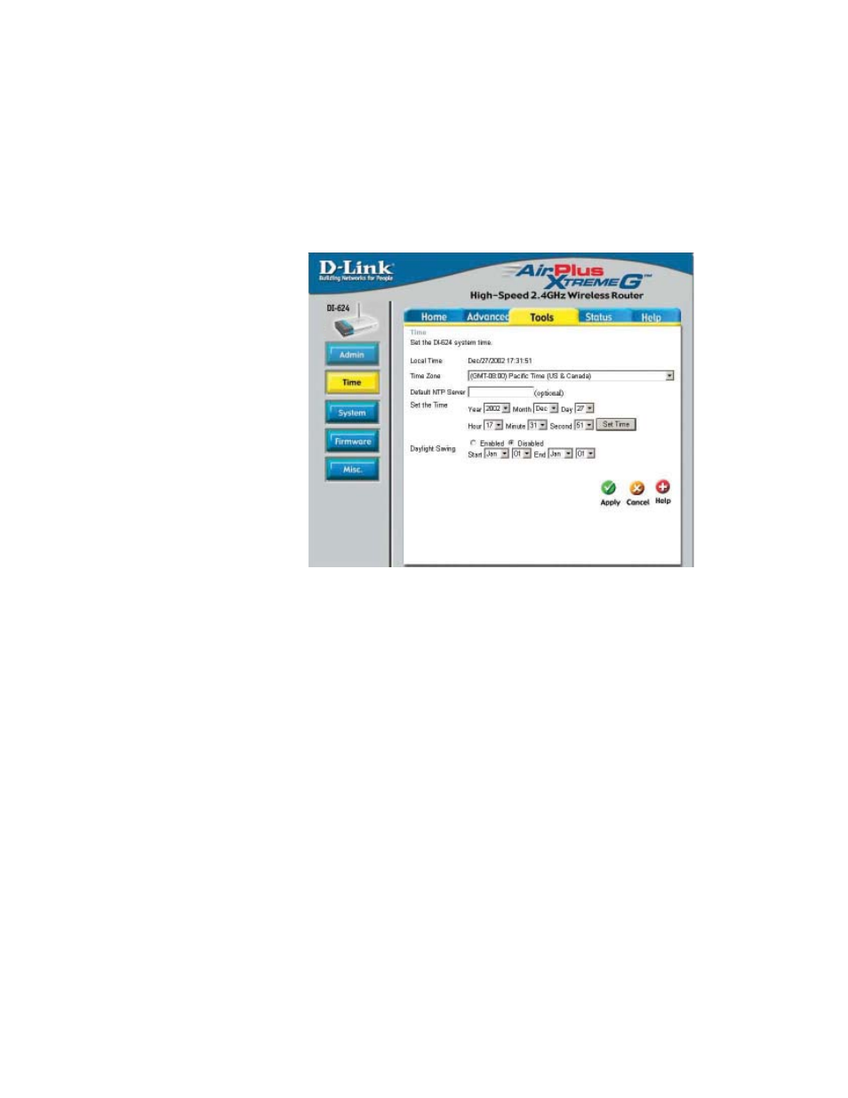 Using the configuration menu (continued) | D-Link VDI-624 User Manual | Page 32 / 91