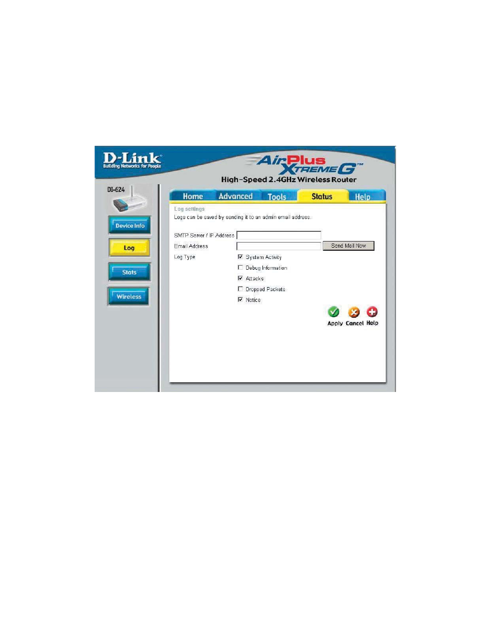 Using the configuration menu (continued) | D-Link VDI-624 User Manual | Page 37 / 91