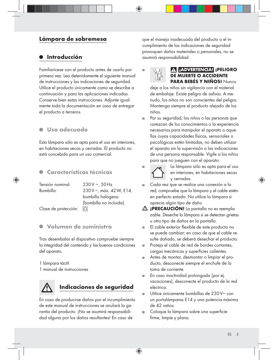 Livarno Z31207A-BS Z31207B-BS User Manual | Page 5 / 15