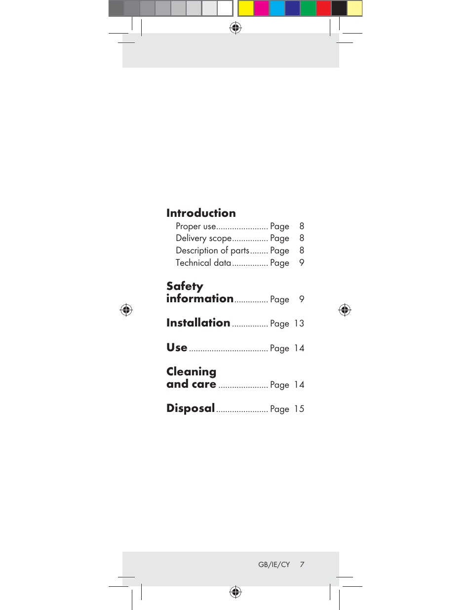 Livarno Z31282-BS User Manual | Page 7 / 27