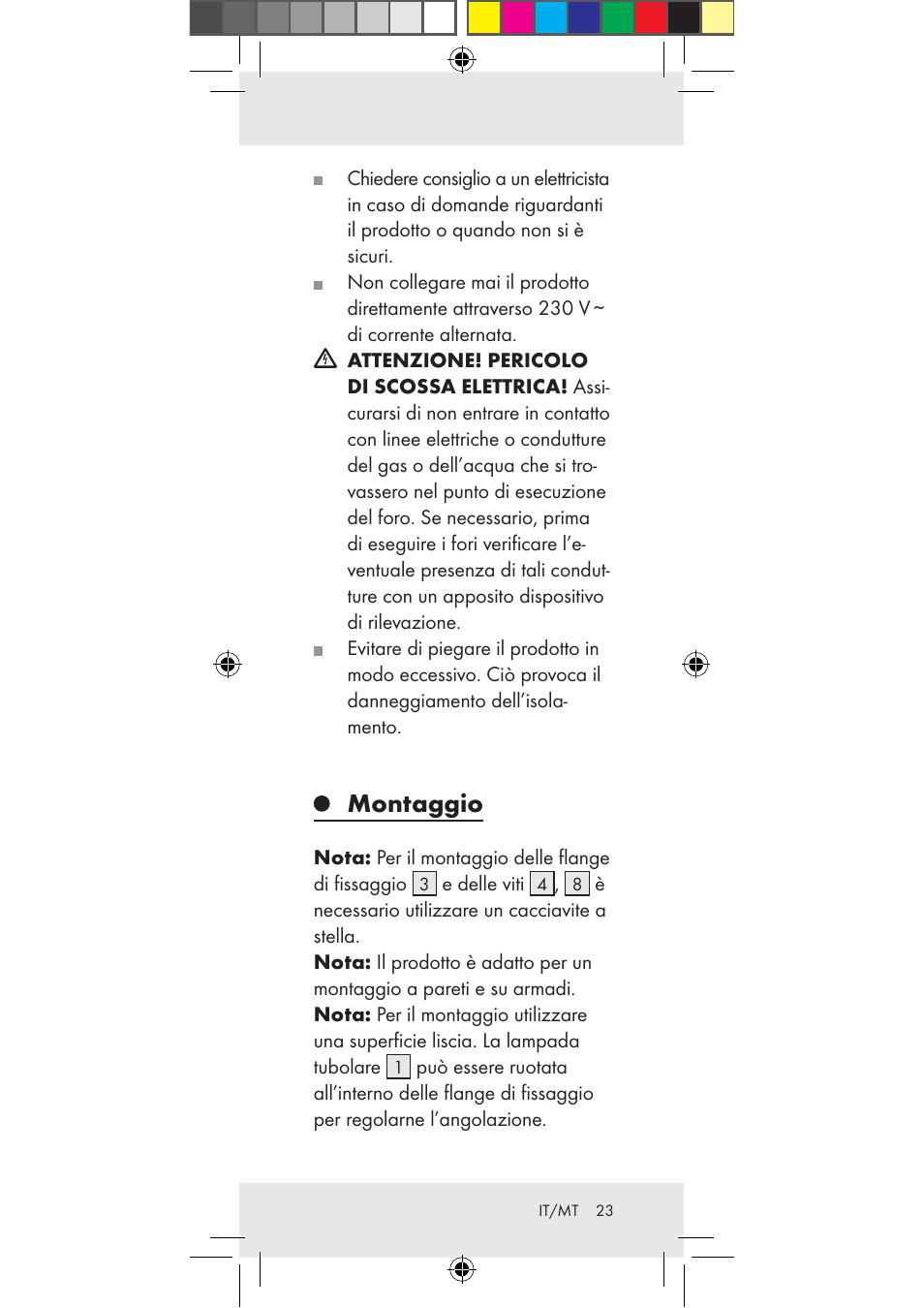 Montaggio | Livarno Z31282-BS User Manual | Page 23 / 55