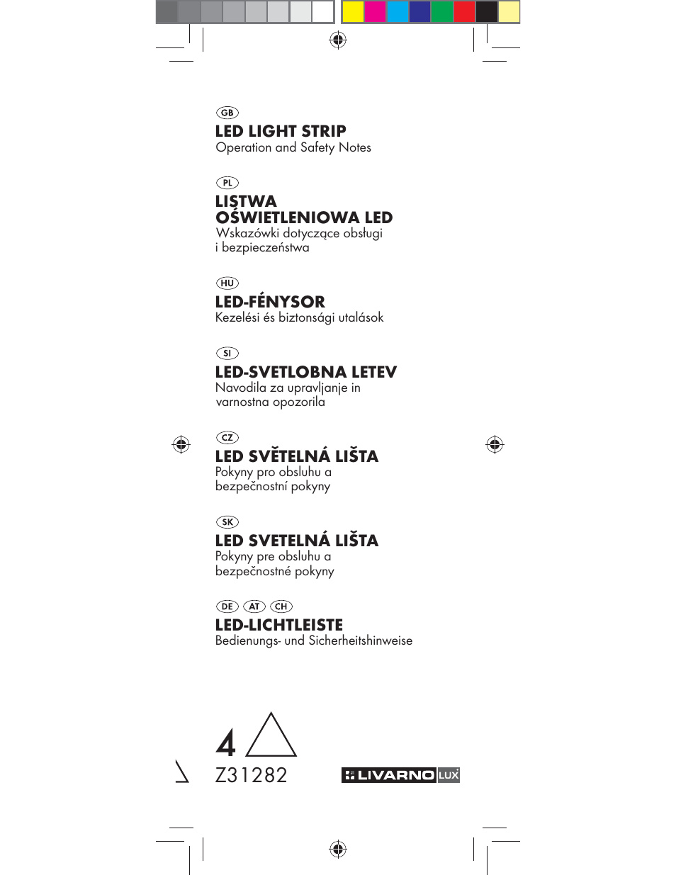 Livarno Z31282-BS User Manual | 75 pages