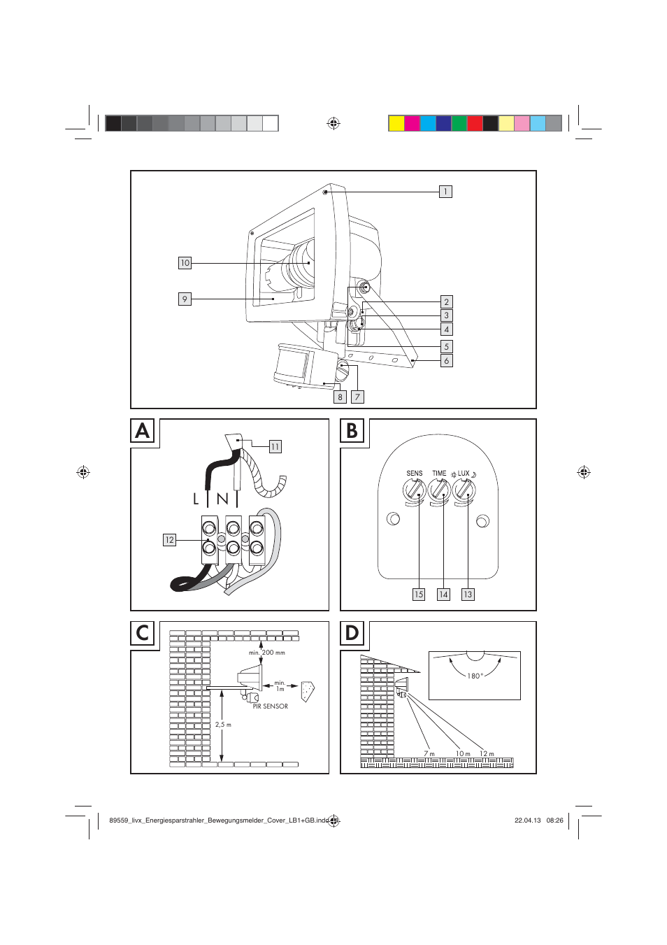 Livarno ENERGY-SAVING SPOTLIGHT User Manual | Page 3 / 45