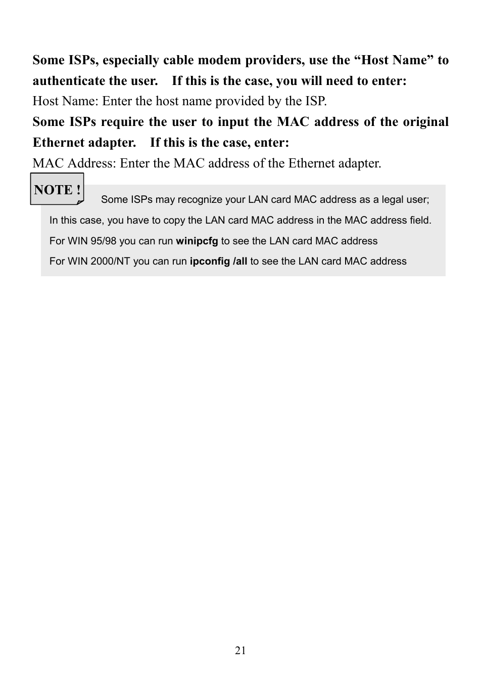 D-Link DI-714 User Manual | Page 21 / 58