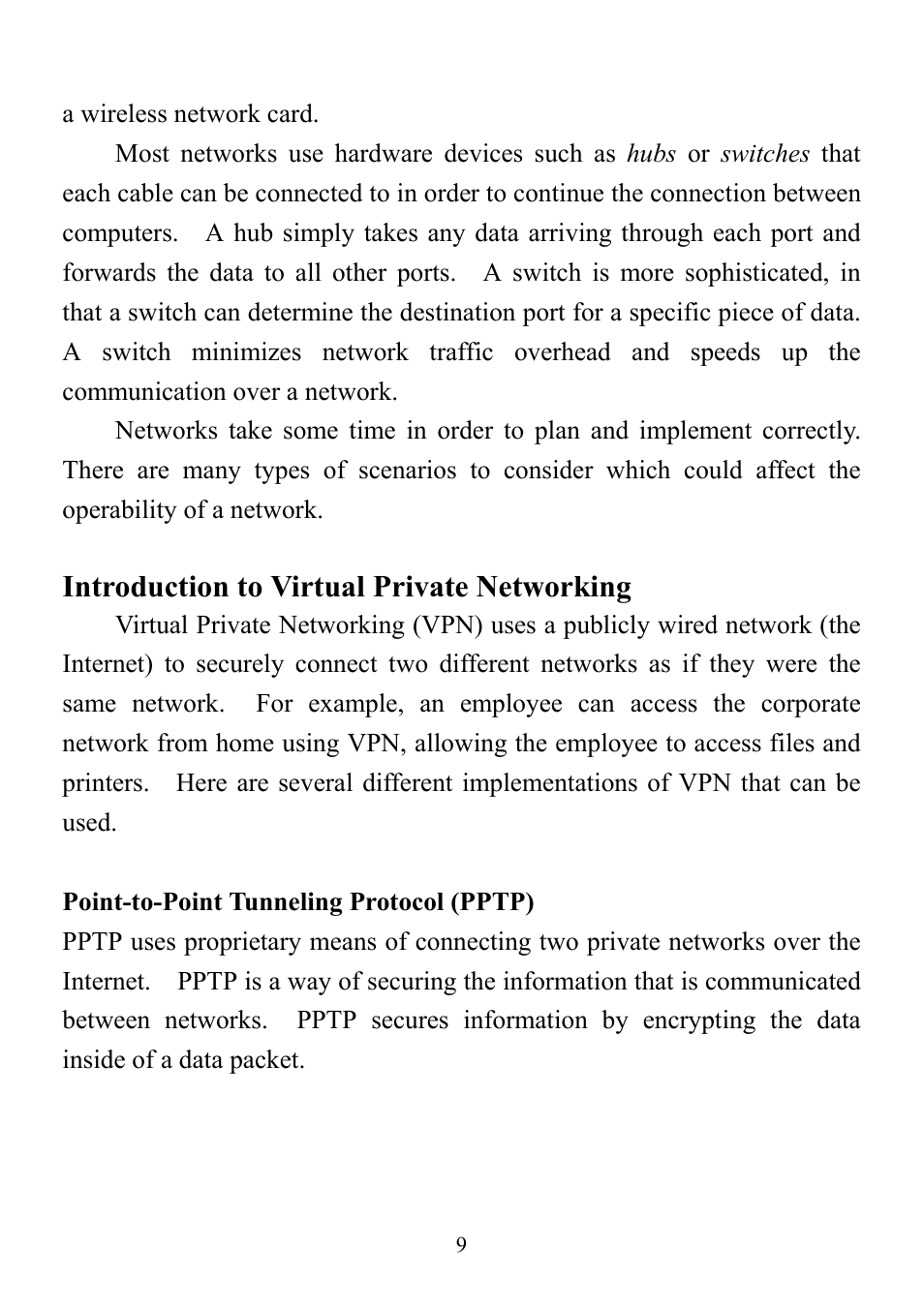 Introduction to virtual private networking | D-Link DI-714 User Manual | Page 9 / 58