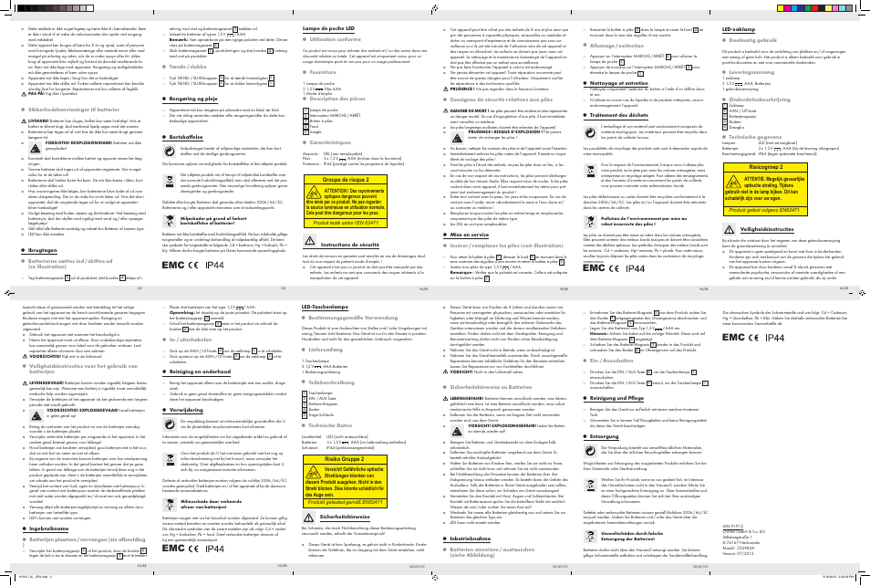 Livarno Z30982A User Manual | Page 2 / 2