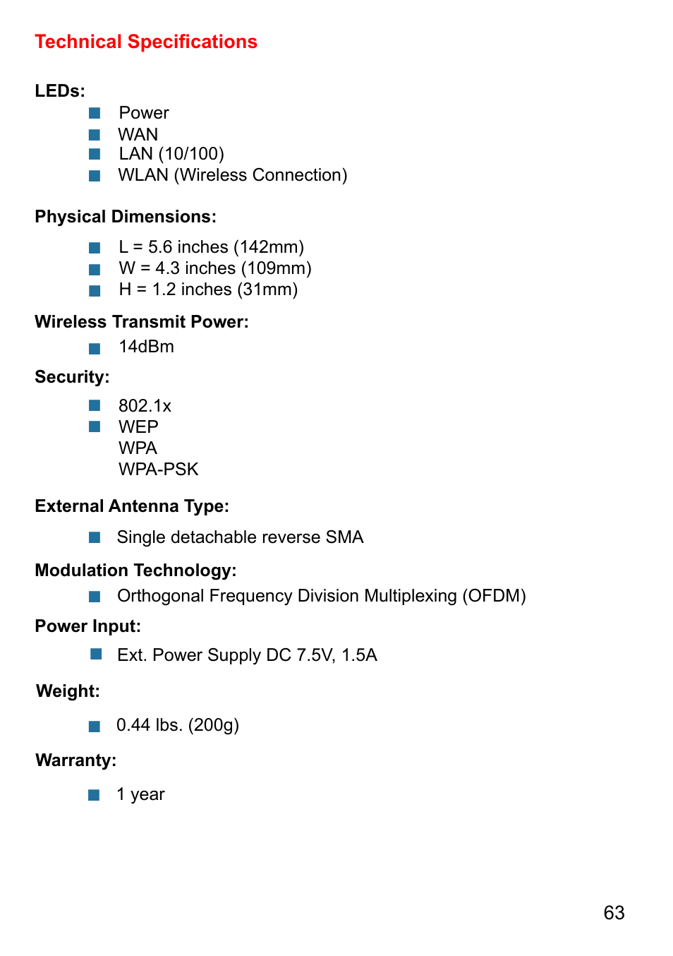 D-Link AirPlus G DI-524 User Manual | Page 63 / 92