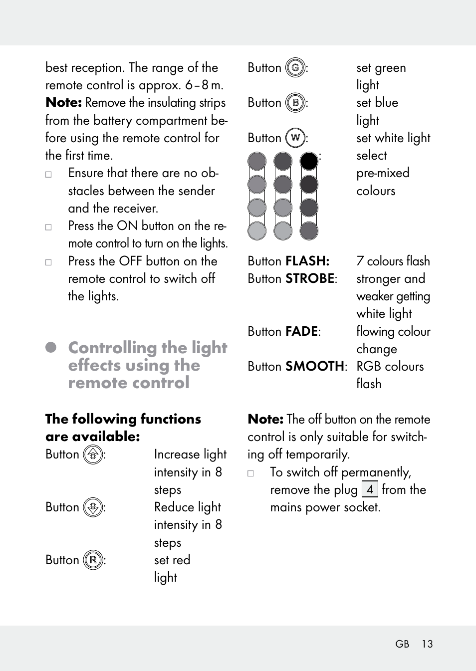 Livarno Z31228 User Manual | Page 13 / 46