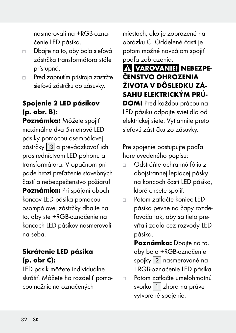 Livarno Z31228 User Manual | Page 32 / 46