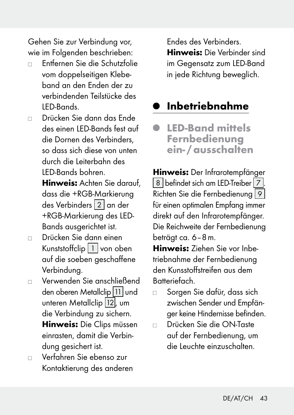 Livarno Z31228 User Manual | Page 43 / 46