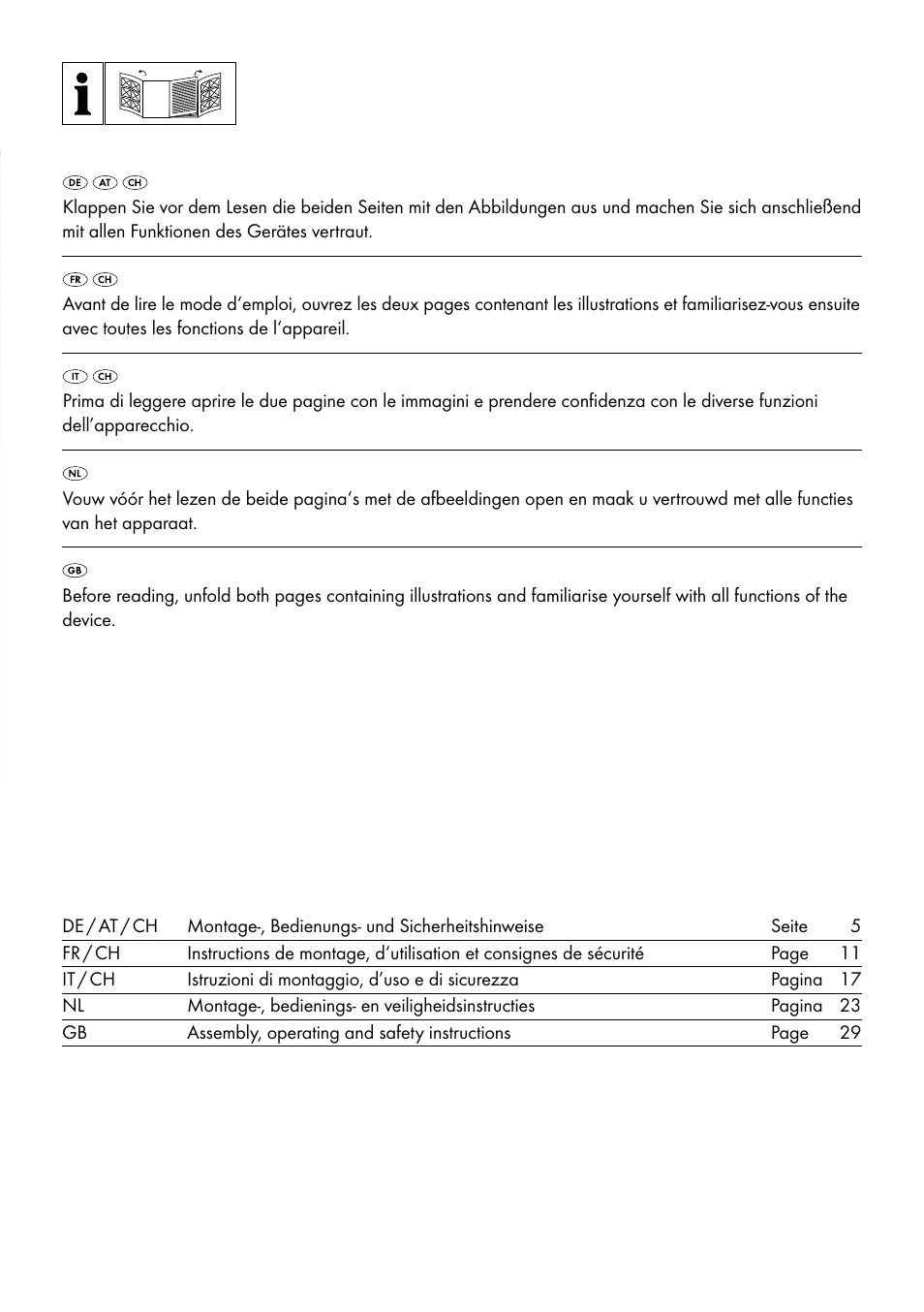 Livarno 7211 User Manual | Page 2 / 35