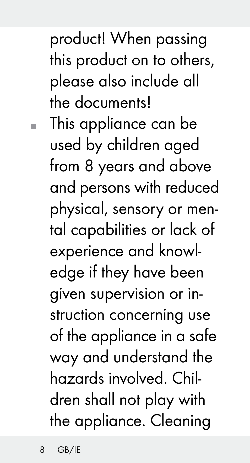 Livarno Z31656 User Manual | Page 8 / 18