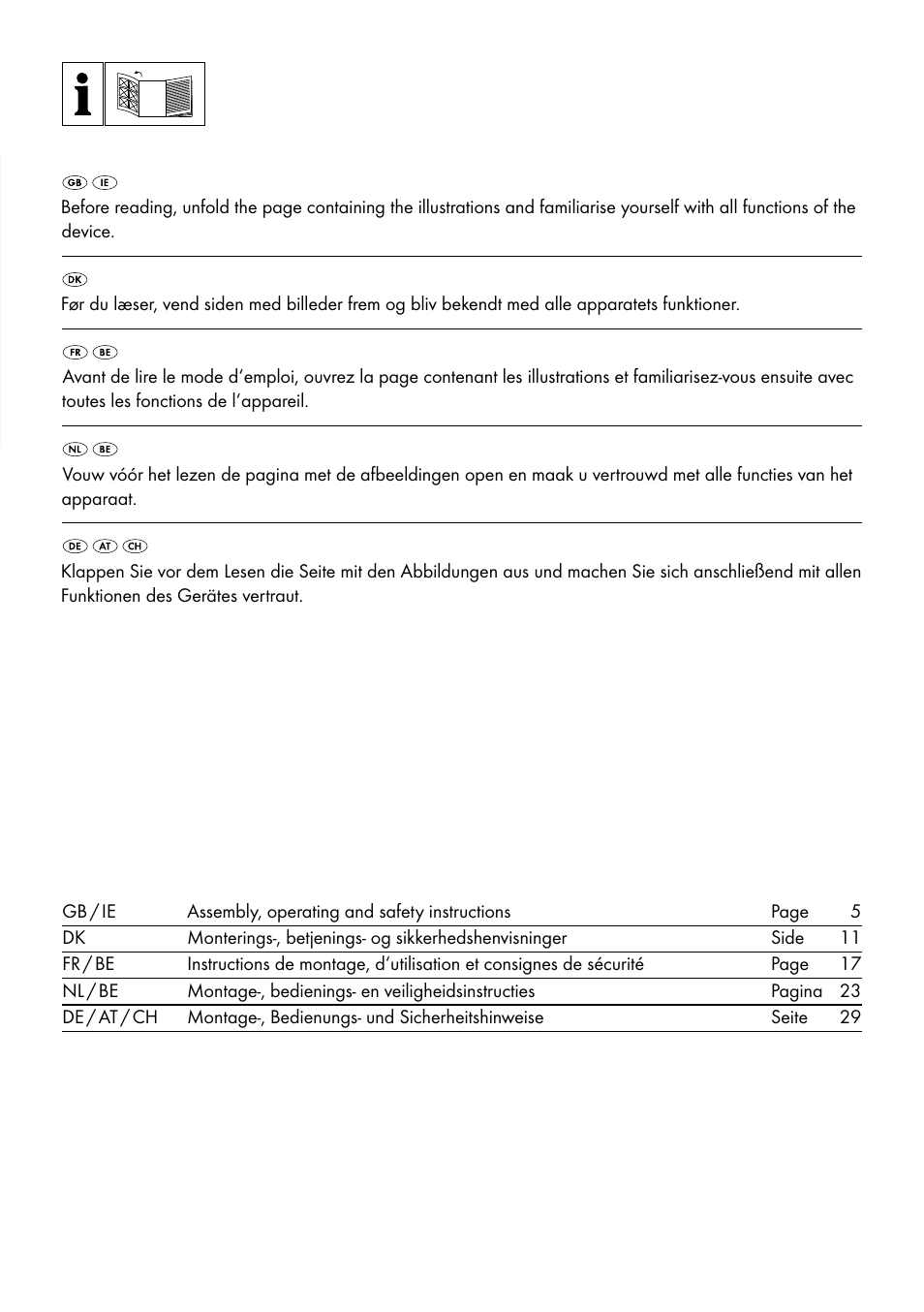 Livarno 7211 User Manual | Page 2 / 35