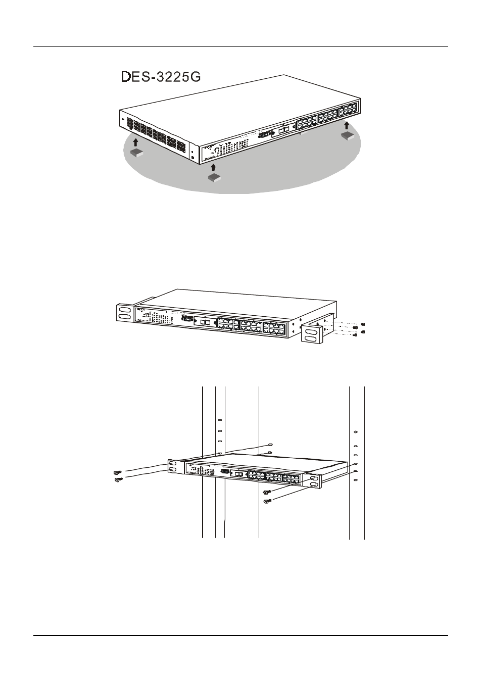 Rack installation | D-Link DES-3225G User Manual | Page 15 / 175