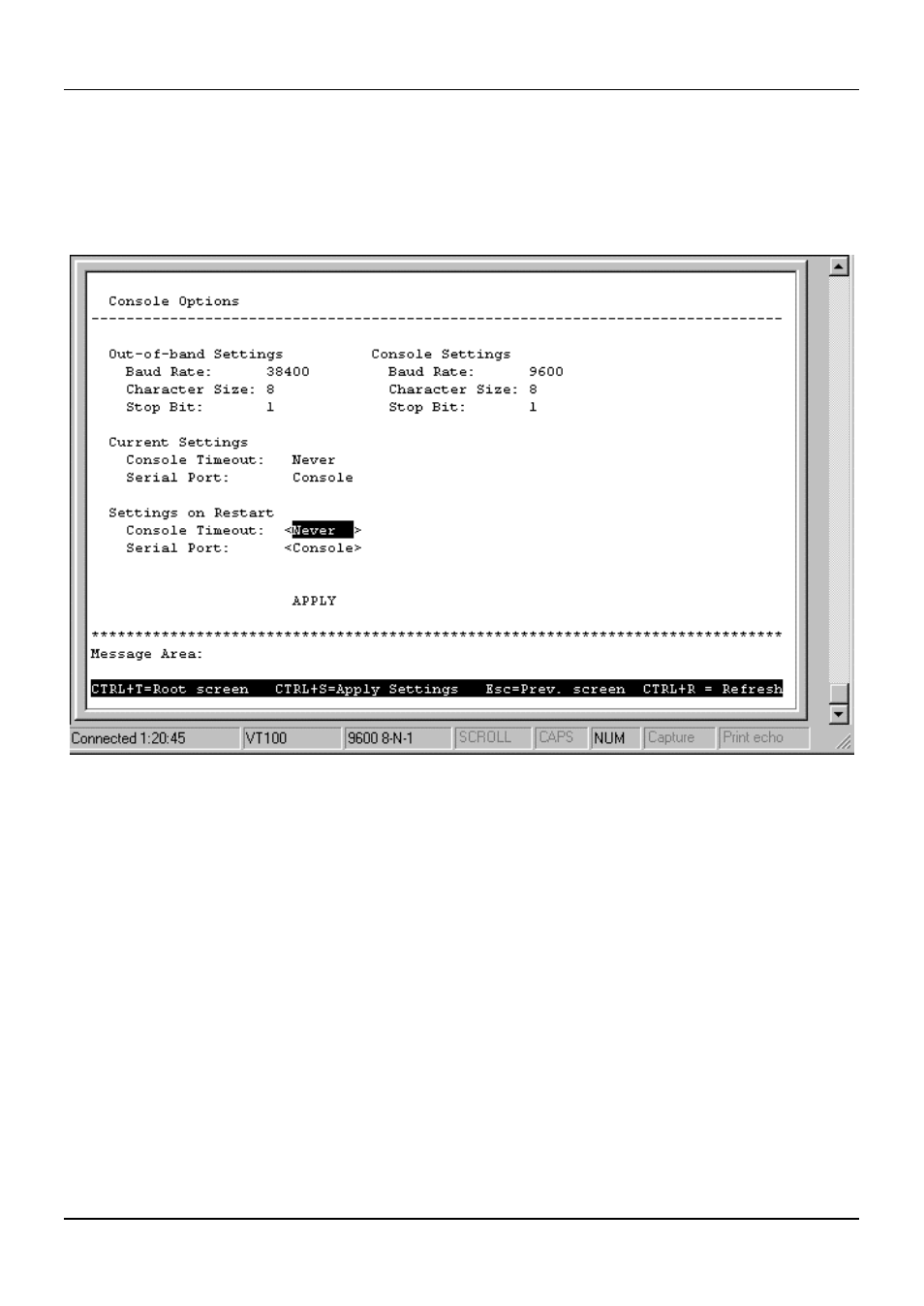 Configure console | D-Link DES-3225G User Manual | Page 46 / 175