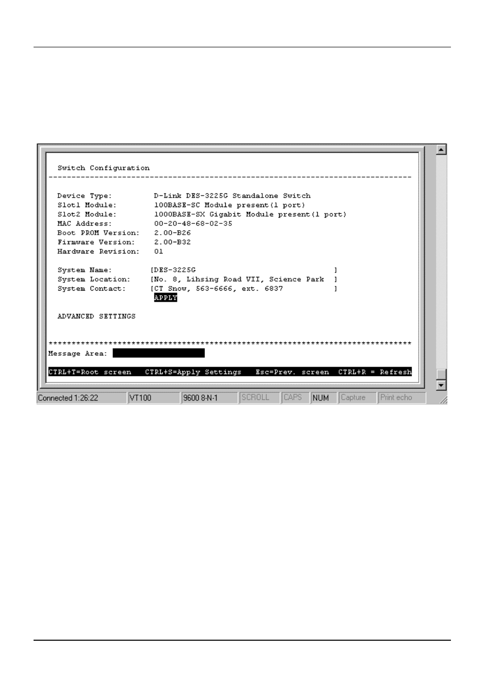 Configure switch | D-Link DES-3225G User Manual | Page 47 / 175