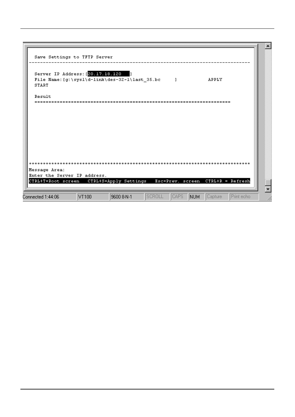 Save switch history to tftp server | D-Link DES-3225G User Manual | Page 90 / 175