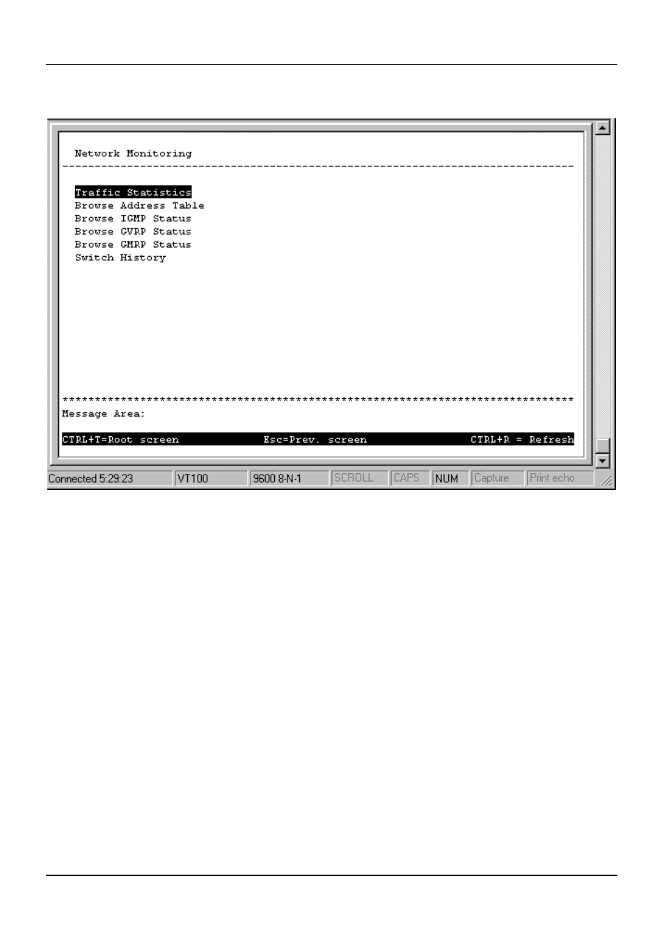 Traffic statistics | D-Link DES-3225G User Manual | Page 93 / 175