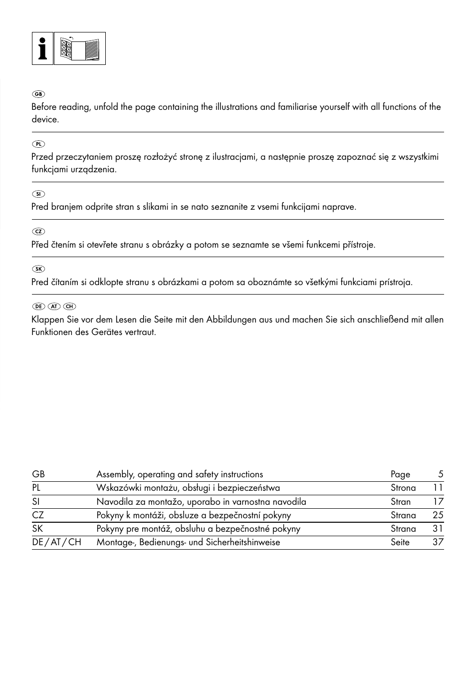 Livarno 7211 User Manual | Page 2 / 43