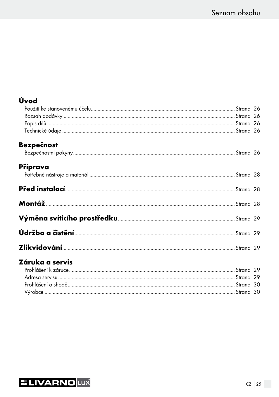 Livarno 7211 User Manual | Page 25 / 43