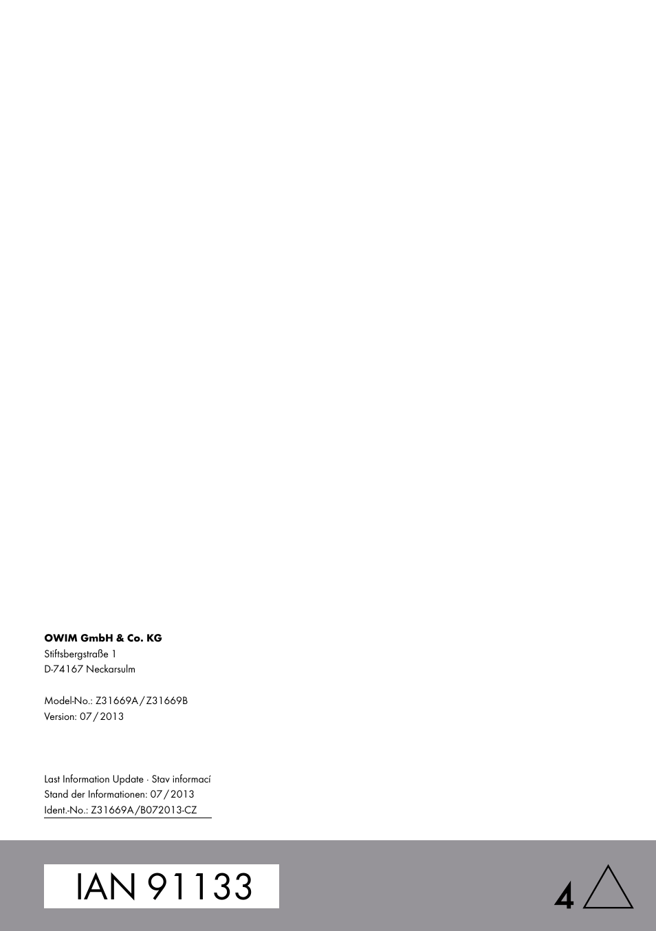 Livarno Z31669 User Manual | Page 17 / 17