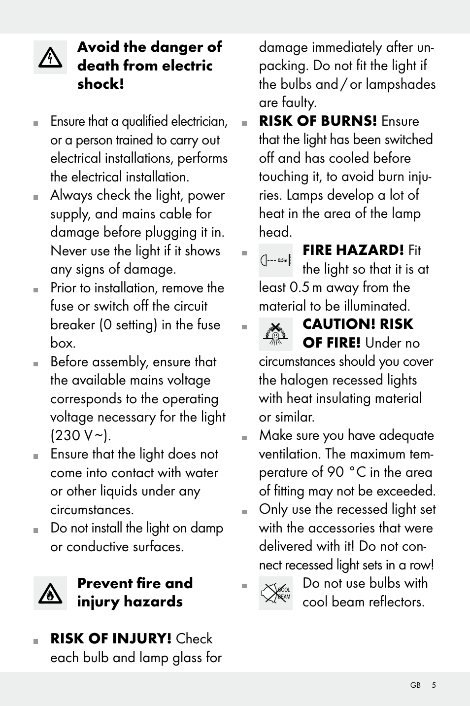 Livarno Z31669 User Manual | Page 5 / 17