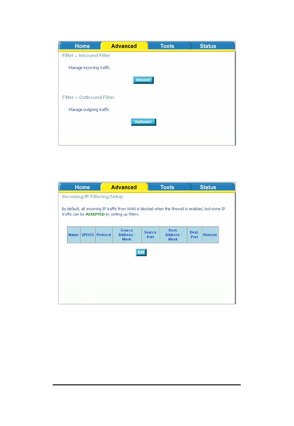 D-Link Wireless ADSL2/2+ 4-port Ethernet Router DSL-2640U User Manual | Page 36 / 84