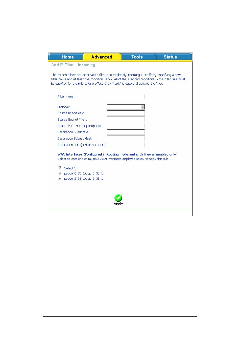 D-Link Wireless ADSL2/2+ 4-port Ethernet Router DSL-2640U User Manual | Page 37 / 84