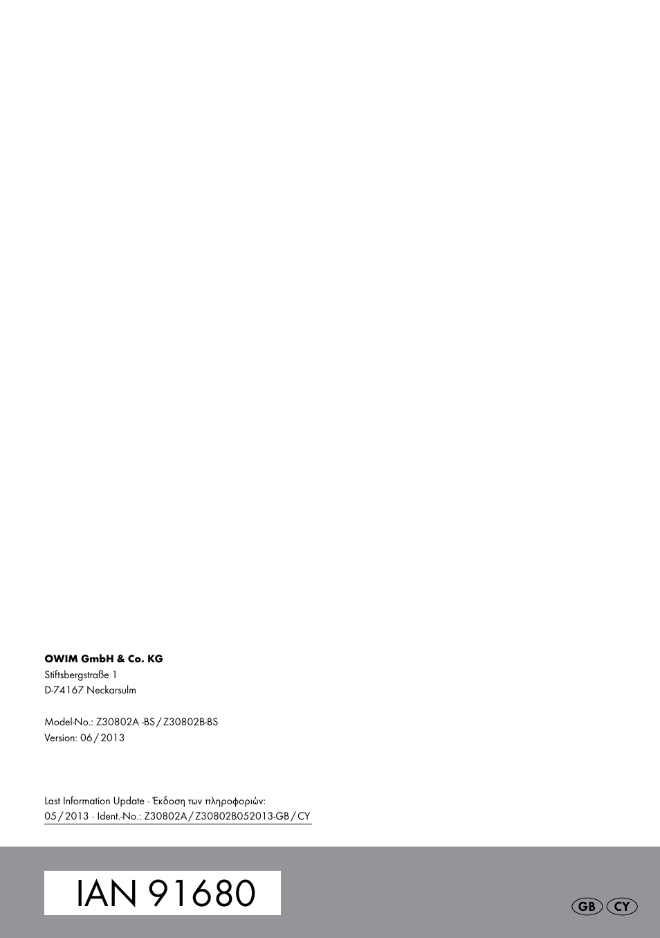 Livarno Z30802A-BS Z30802B-BS User Manual | Page 15 / 15