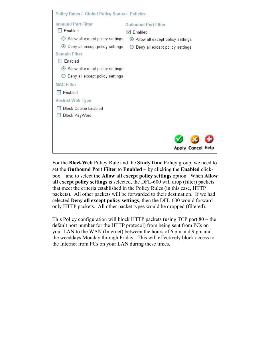 D-Link DFL-600 User Manual | Page 66 / 131