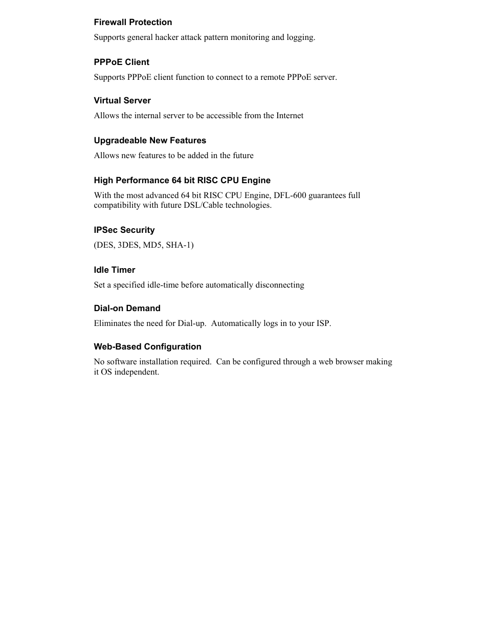 D-Link DFL-600 User Manual | Page 7 / 131