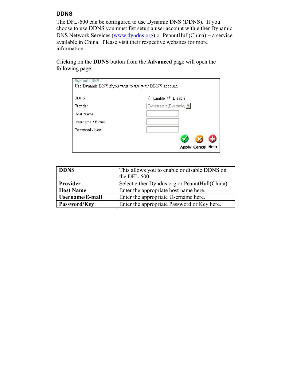 Ddns | D-Link DFL-600 User Manual | Page 93 / 131