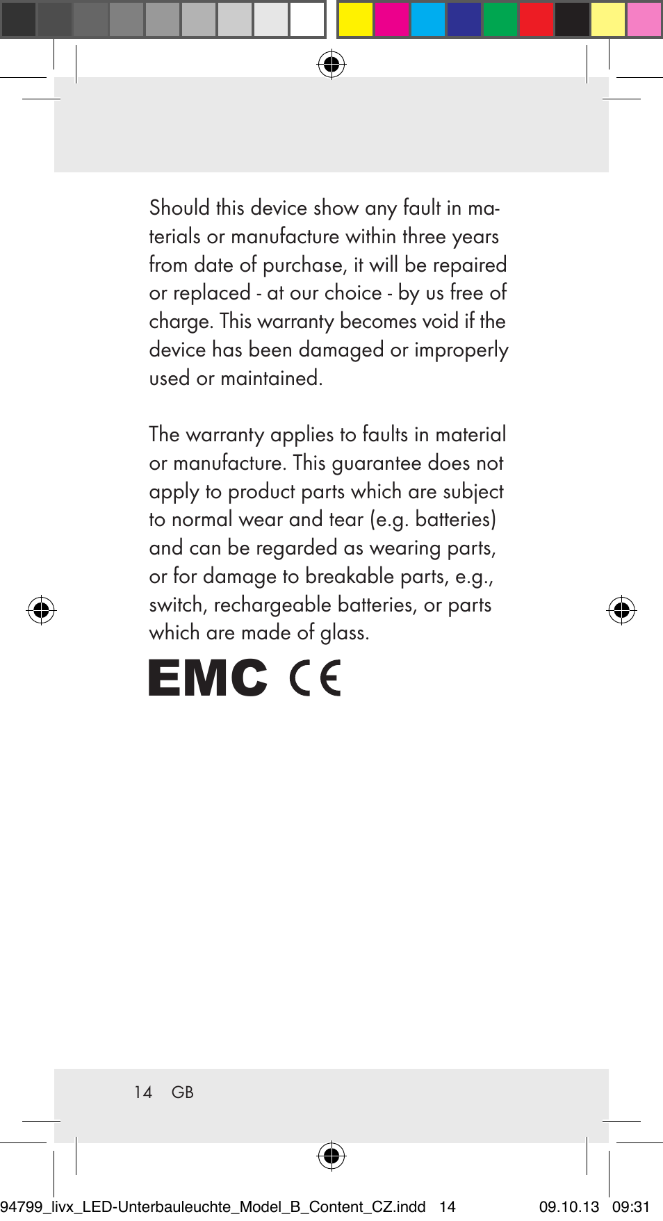 Livarno Z31791B User Manual | Page 14 / 38