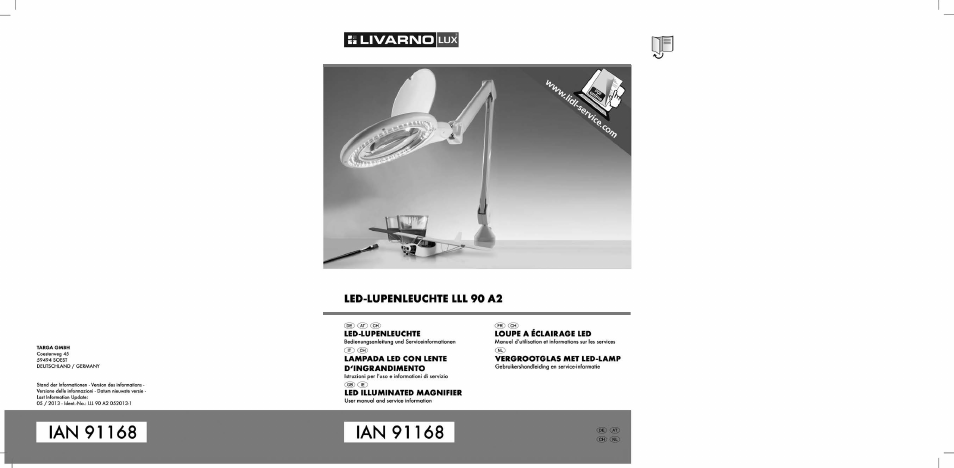 Livarno LLL 90 A2 User Manual | 60 pages