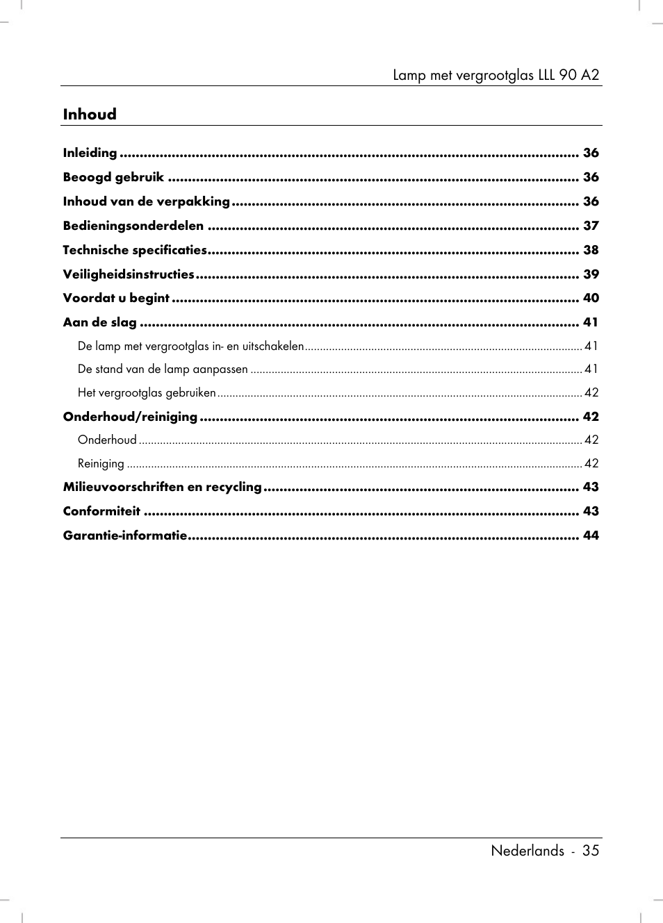 Livarno LLL 90 A2 User Manual | Page 37 / 60