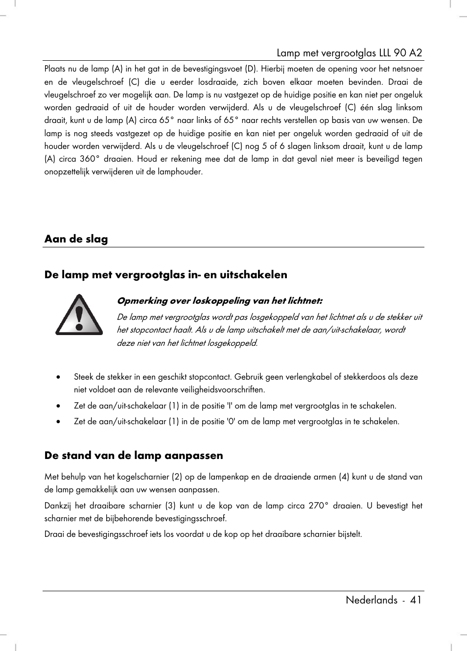 Livarno LLL 90 A2 User Manual | Page 43 / 60