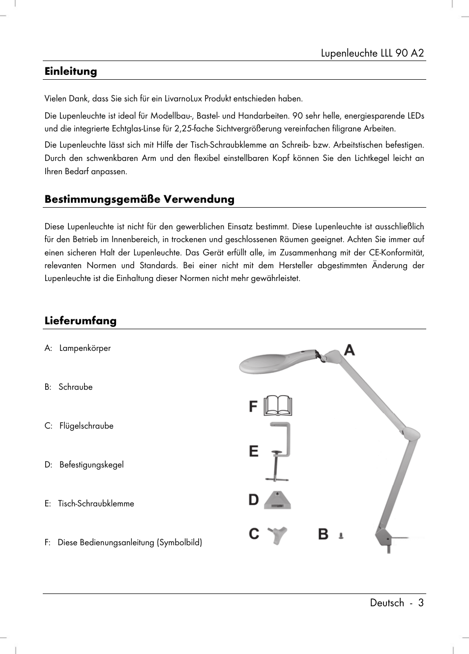 Livarno LLL 90 A2 User Manual | Page 5 / 60