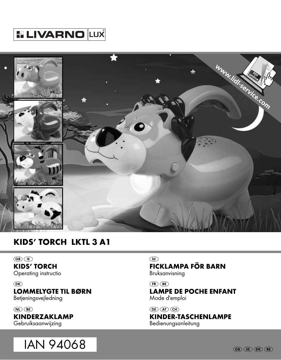 Livarno LKTL 3 A1 User Manual | 52 pages