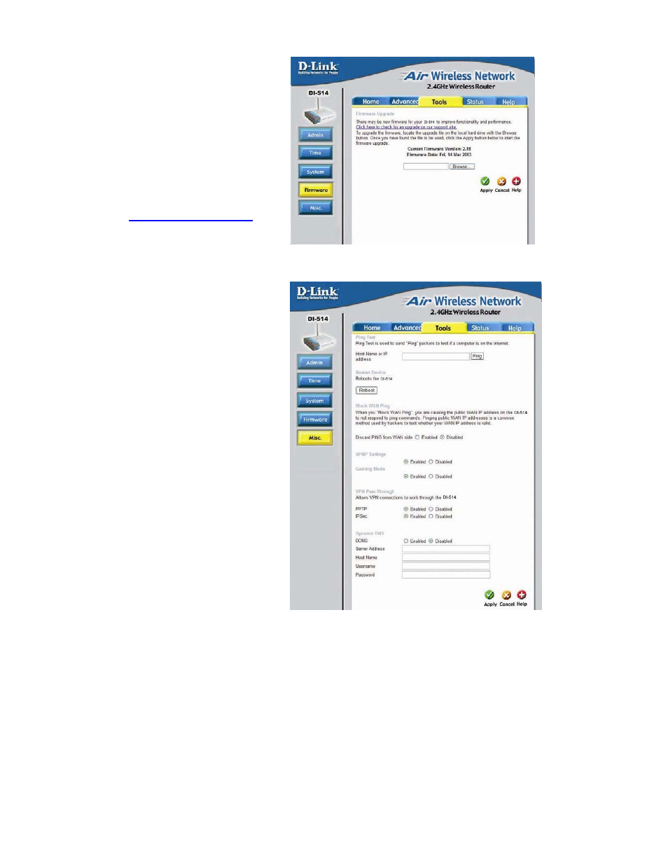 D-Link DI-514 User Manual | Page 31 / 62