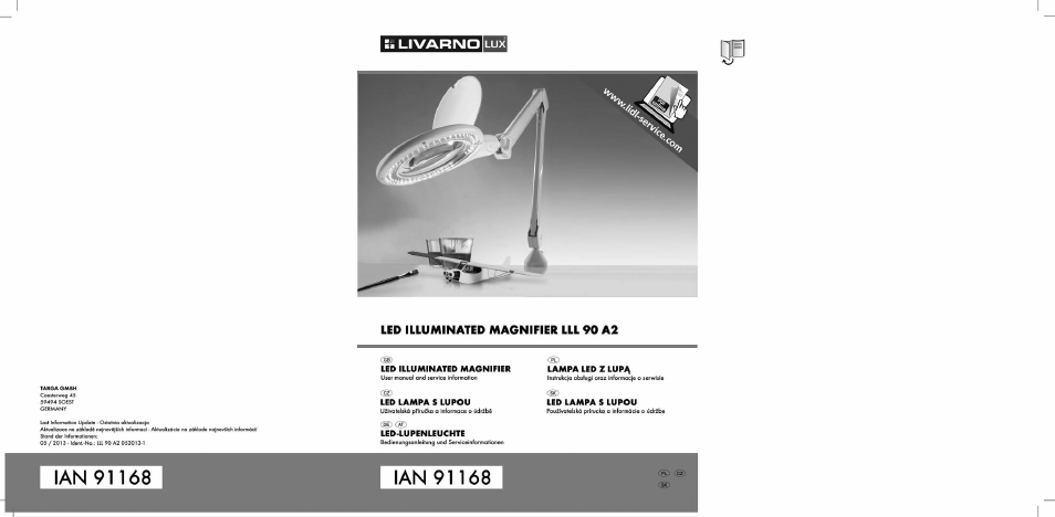Livarno LLL 90 A2 User Manual | 60 pages