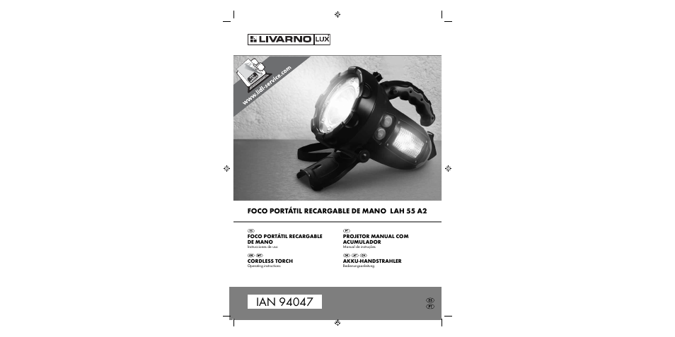 Livarno LAH 55 A2 User Manual | 60 pages