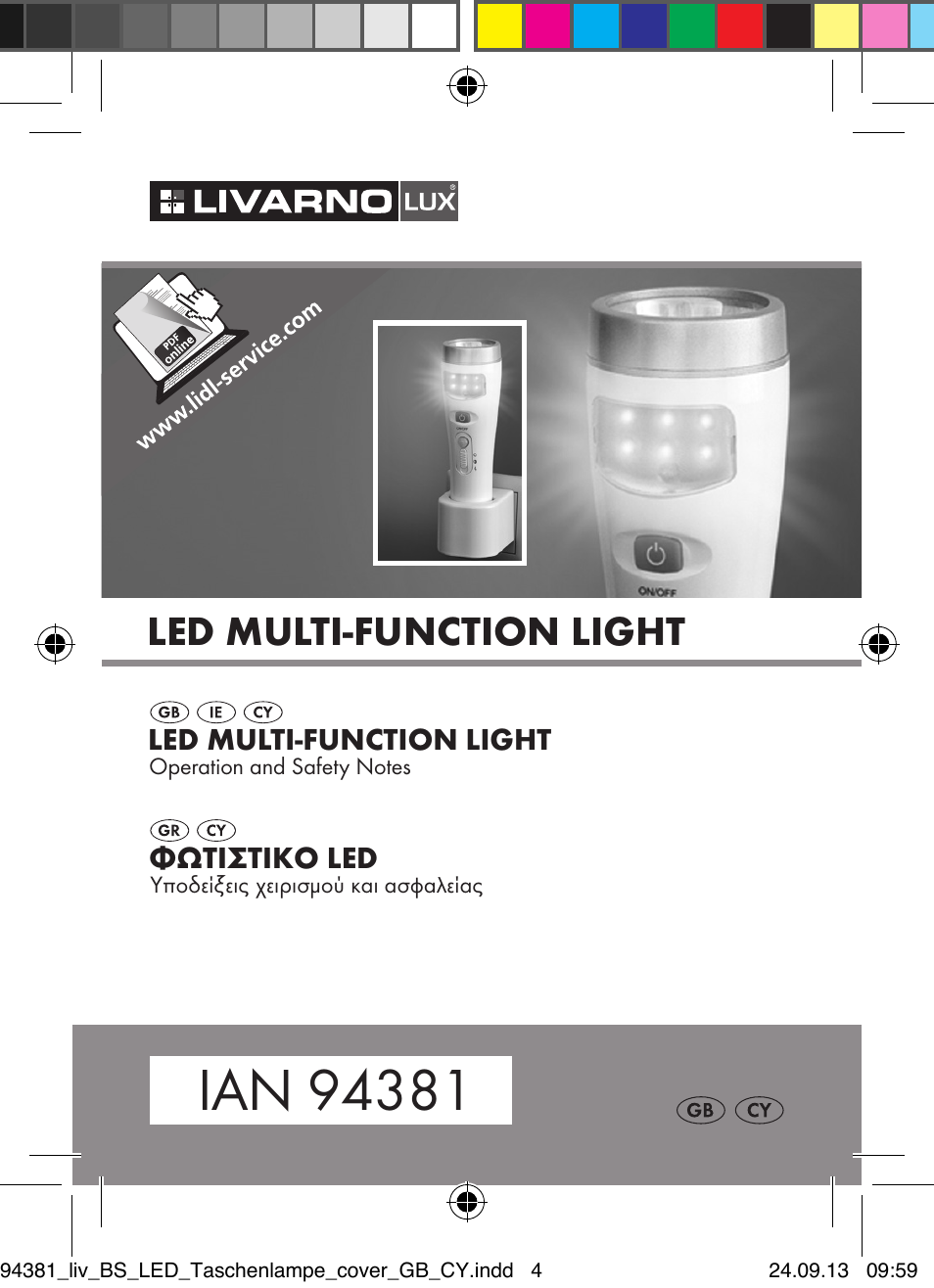 Livarno Z31330-BS User Manual | 30 pages