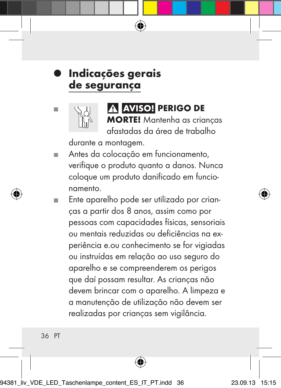 Indicações gerais de segurança | Livarno Z31330-BS User Manual | Page 36 / 67